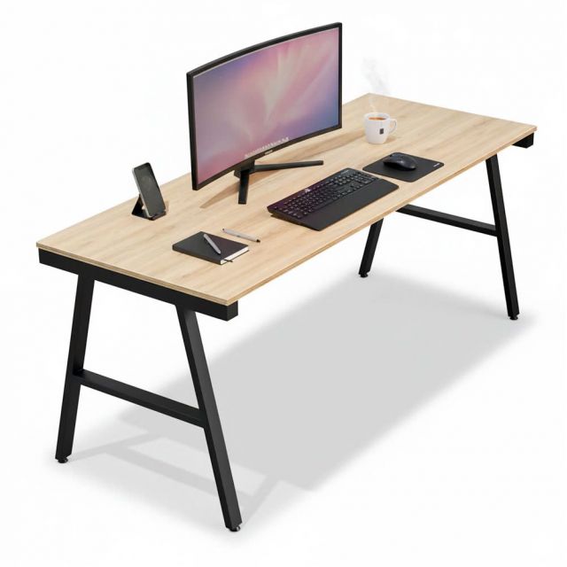 Bàn làm việc 180x70cm gỗ plywood hệ AConcept HBAC060