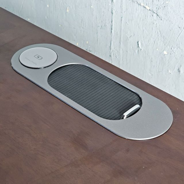 Bàn máy tính có hộp điện thông minh 180x80cm gỗ cao su ZD028