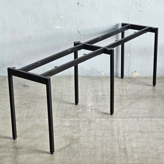 Chân sắt lắp ráp bàn cụm 2 200x50cm hệ Slean HCSL012