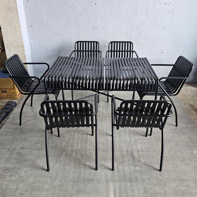 Combo bàn ghế ngoài trời sắt sơn tĩnh điện CBNT013