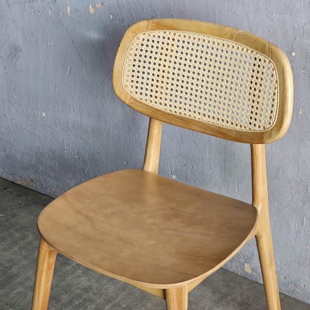 Ghế Secco gỗ cao su mặt plywood GSK039