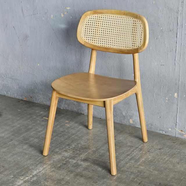 Ghế Secco gỗ cao su mặt plywood GSK039