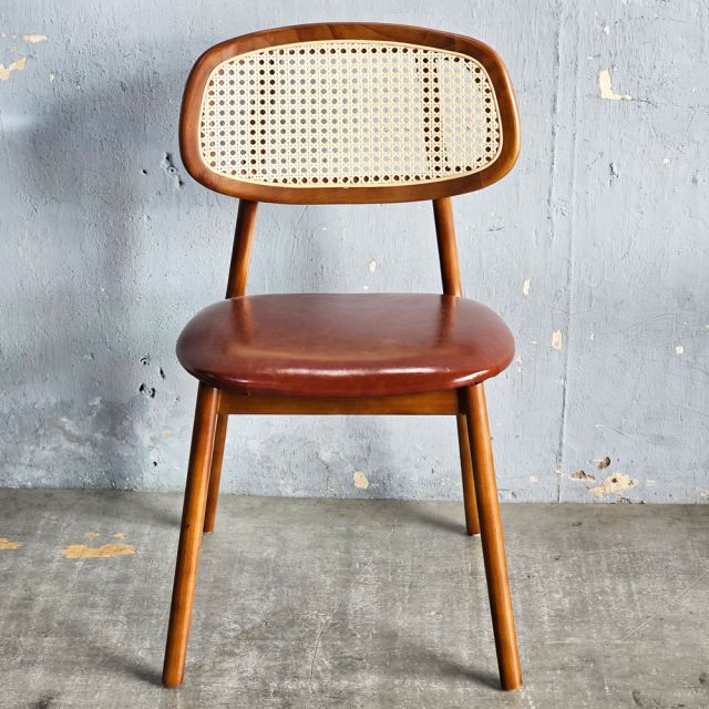 Ghế SECCO gỗ cao su lưng lưới mắt cáo GCF217