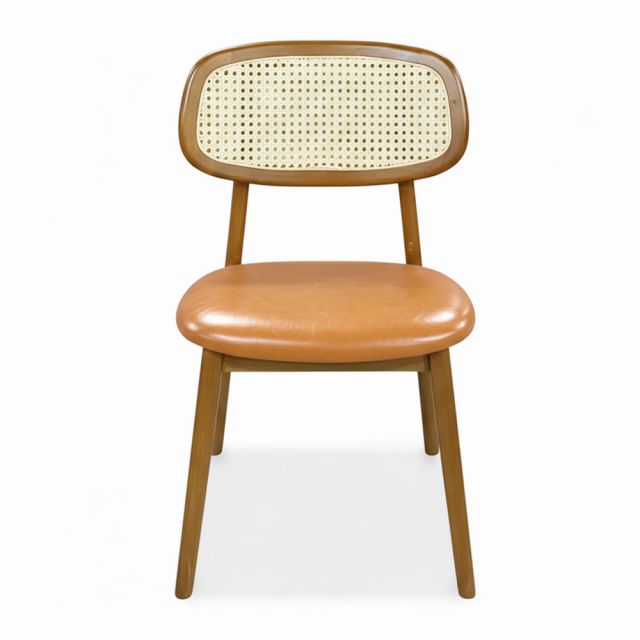 Ghế SECCO gỗ cao su lưng lưới mắt cáo GCF217