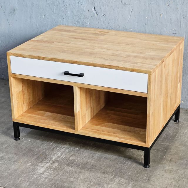 Kệ để máy rửa chén 80x60x50cm gỗ cao su KMRC001