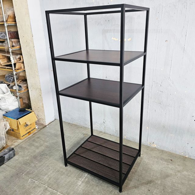 Kệ máy giặt 3 tầng 78x66x180cm gỗ cao su, gỗ nhựa KMG68029