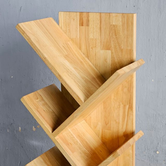 Kệ Sách Hình Nhánh Cây Đẹp Bằng Gỗ KS68016