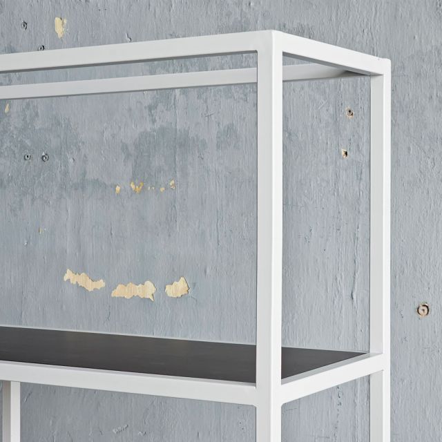 Kệ trang trí ZIVA 120x30x180cm gỗ cao su KS68348