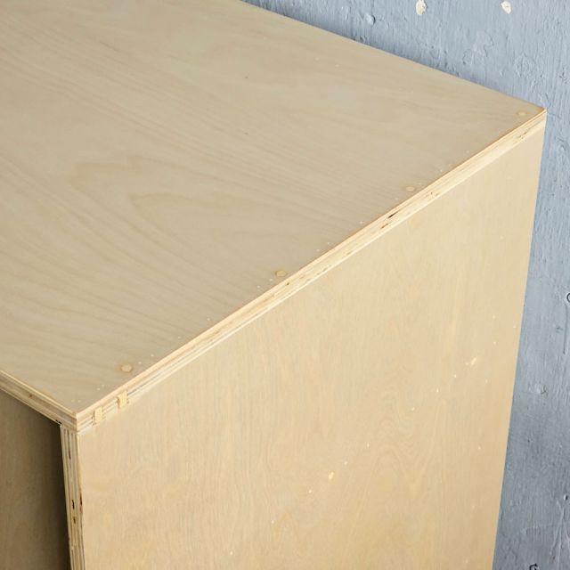 Quầy pha chế di động 180x60x80cm plywood phủ veneer Brich BLT68029