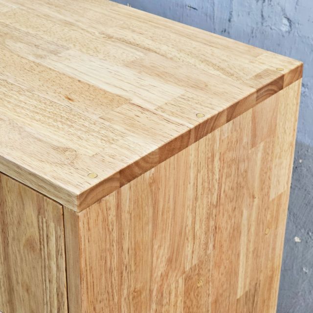 Tủ để giày 100x35x100cm gỗ cao su KG68104