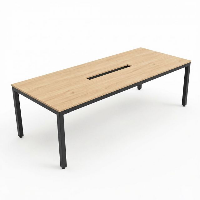 Bàn họp chữ nhật 240x100cm gỗ plywood hệ UConcept HBUC068