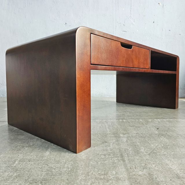 Bàn sofa bo cong 120x60x45cm gỗ cao su TT68339