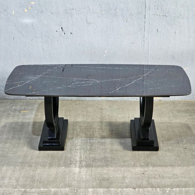 Bàn Sofa mặt Đá Đen chân sắt TT68131