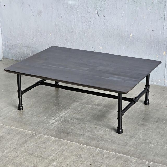 Bàn trà chân ống nước 100x70cm gỗ tràm TT68311