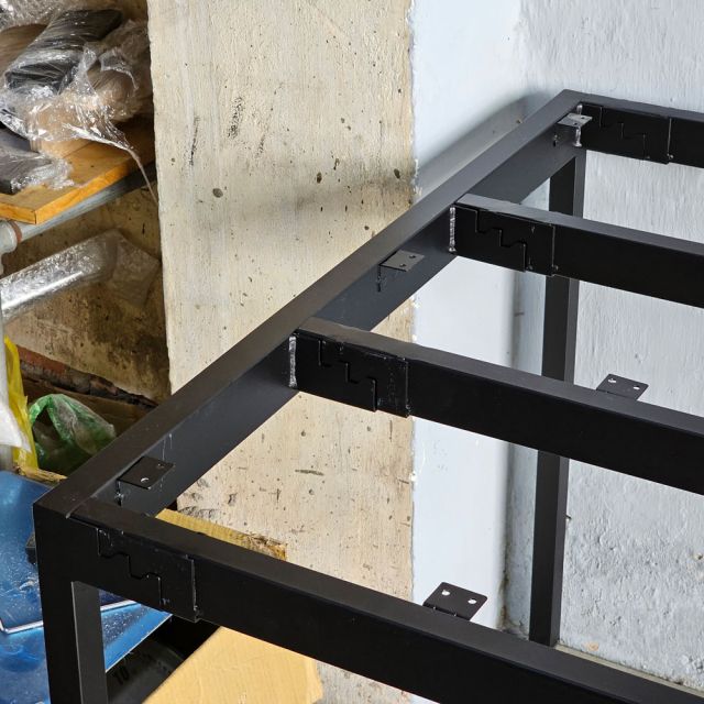 Chân sắt lắp ráp 240x90cm hệ Slean HCSL037