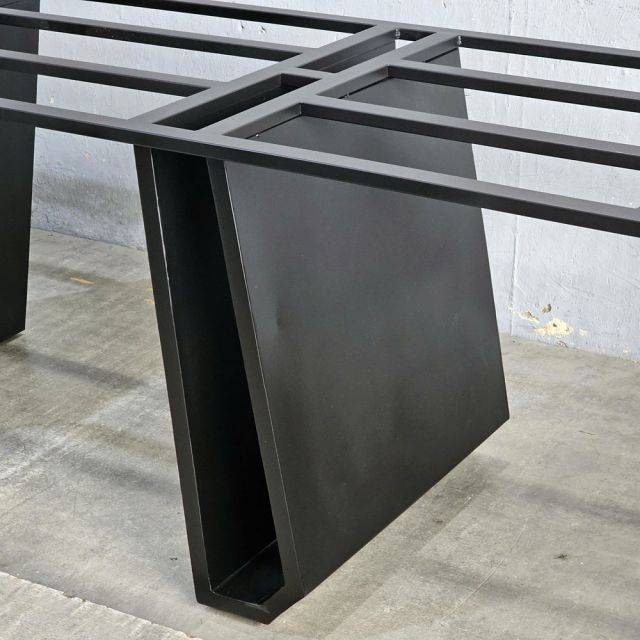 Khung chân sắt bàn ăn 220x75x73cm sơn tĩnh điện CHB68088