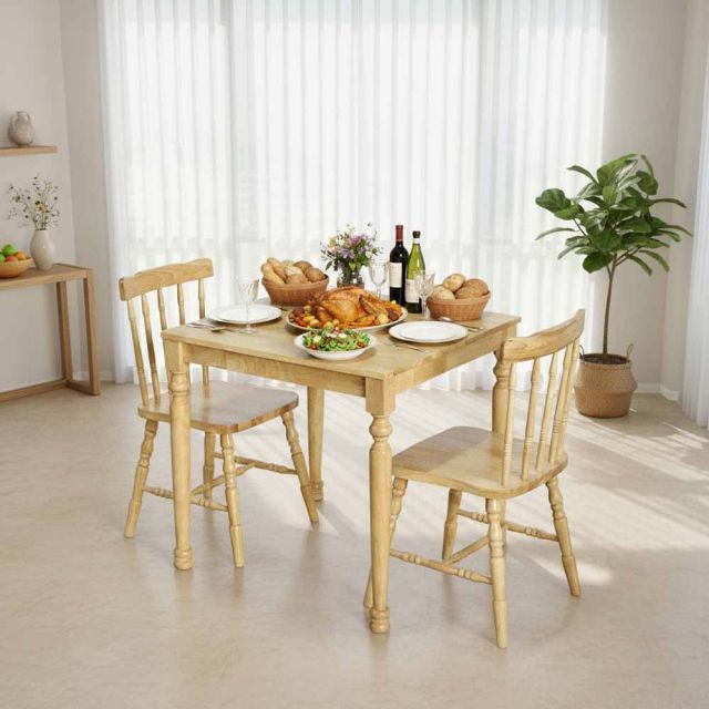 Combo bộ bàn Louis ghế ăn Solic BBA227