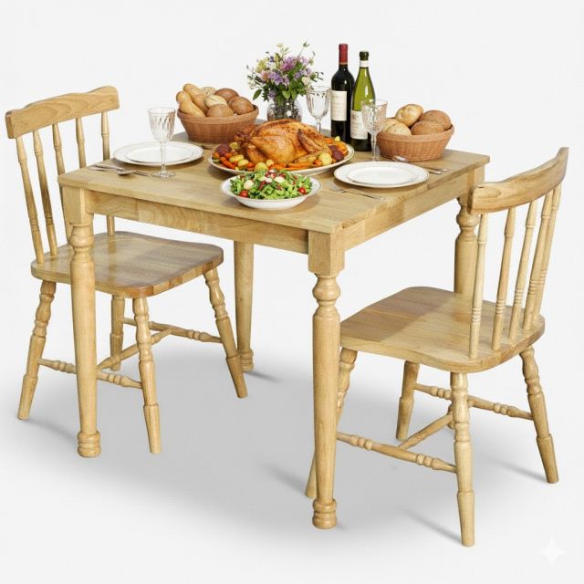 Combo bộ bàn Louis ghế ăn Solic BBA227