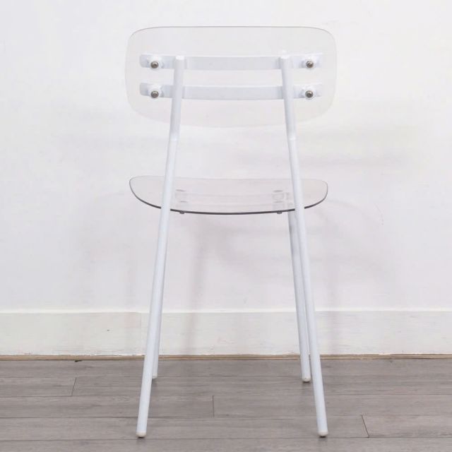 Ghế trong suốt khung sắt GAK621