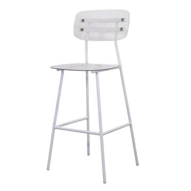 Ghế bar trong suốt khung sắt GAK621H