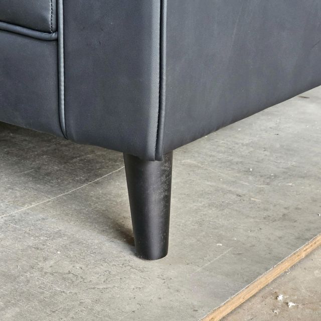 Sofa đơn nệm bọc simili màu đen ArmChair 06 GSD68035