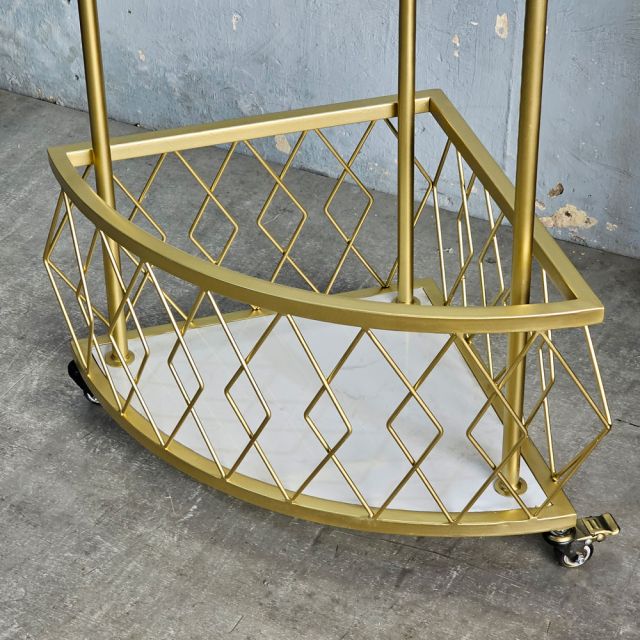 Giá treo đồ góc tường khung sắt KPT68033