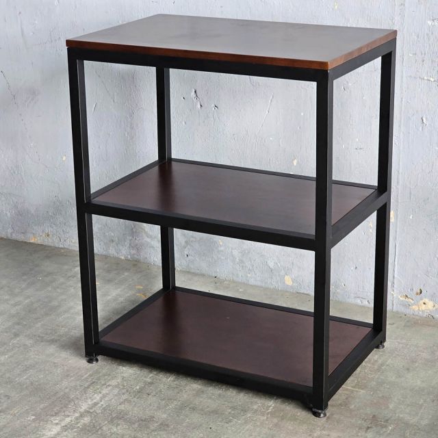 Kệ để đồ 3 tầng 70x45x88cm gỗ cao su KB68084