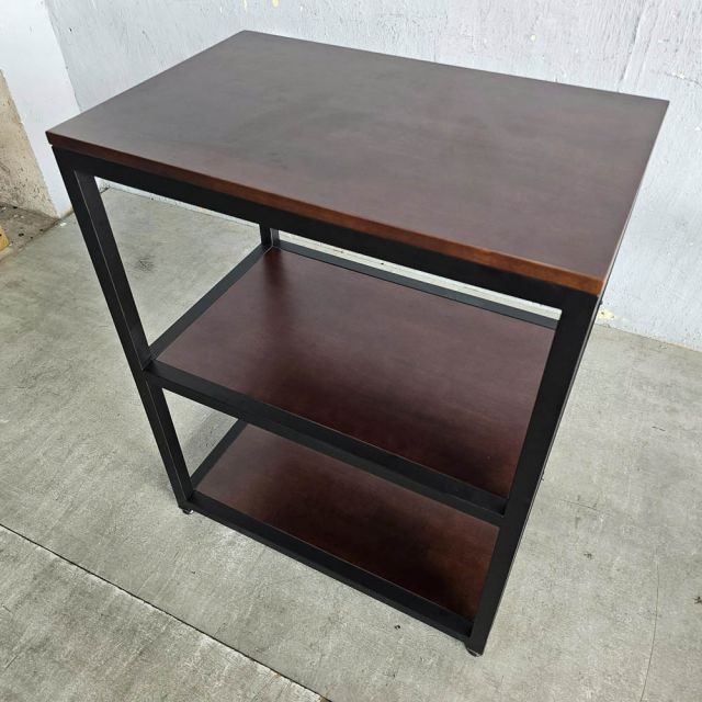 Kệ để đồ 3 tầng 70x45x88cm gỗ cao su KB68084