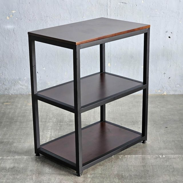 Kệ để đồ 3 tầng 70x45x88cm gỗ cao su KB68084