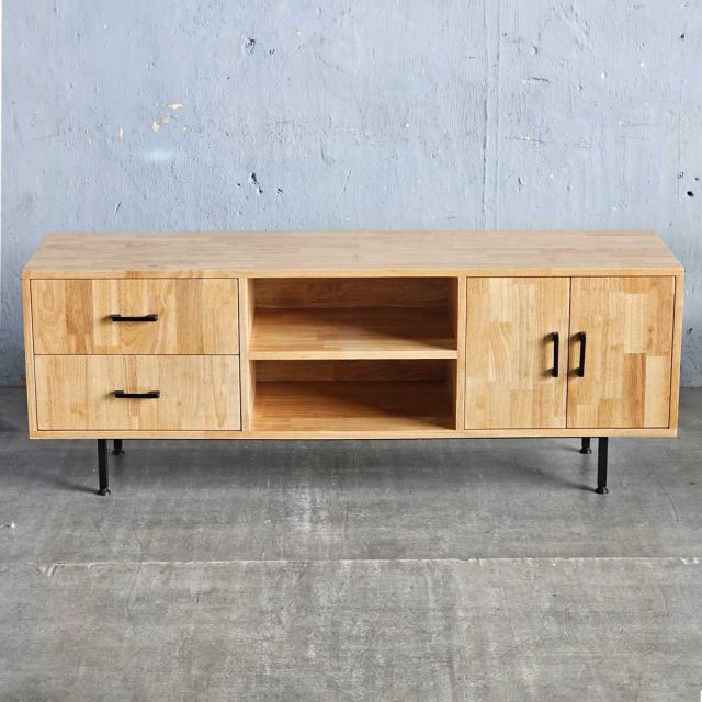 Kệ tivi 150x40x55cm gỗ cao su KTV68034