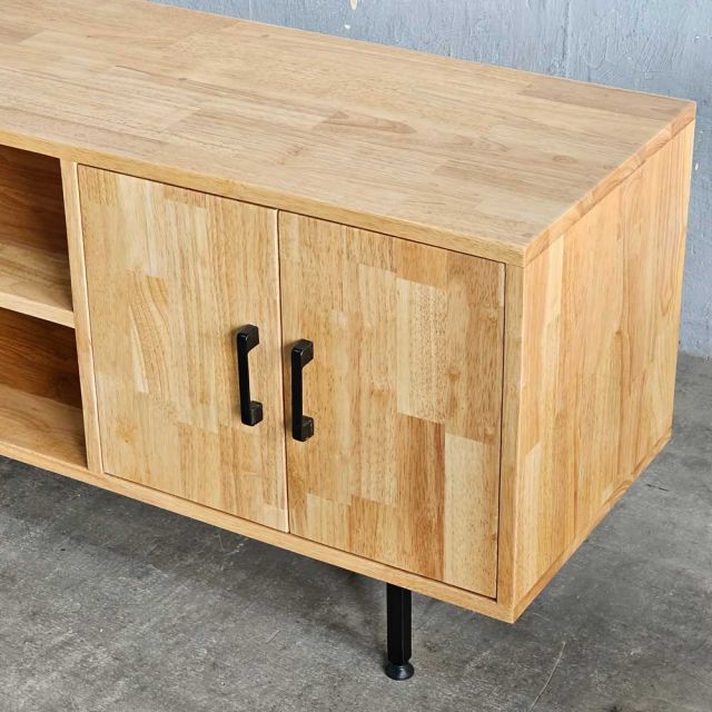 Kệ tivi 150x40x55cm gỗ cao su KTV68034
