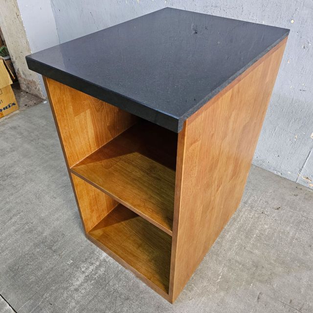 Module tủ bếp dưới 45x60x80cm gỗ cao su mặt đá MTBD016