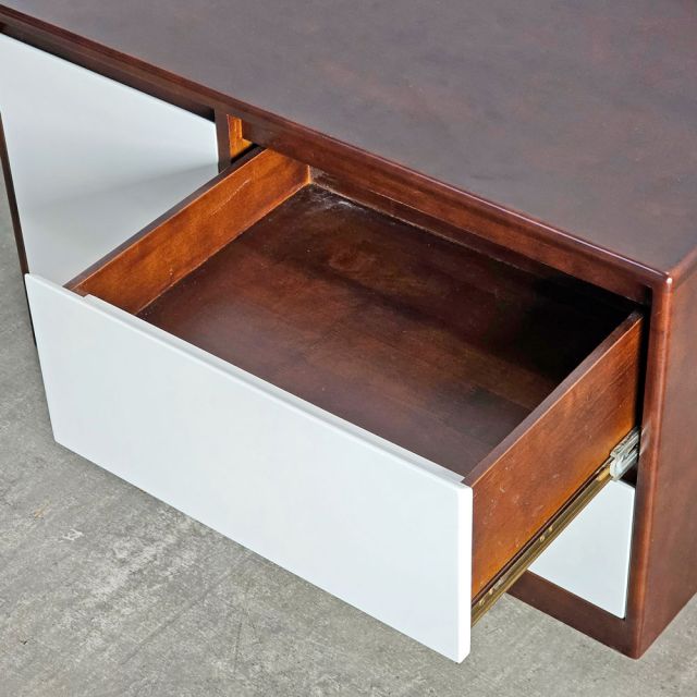 Tủ đầu giường có ngăn giấu tiền 90x45x50cm gỗ cao su TDG68068