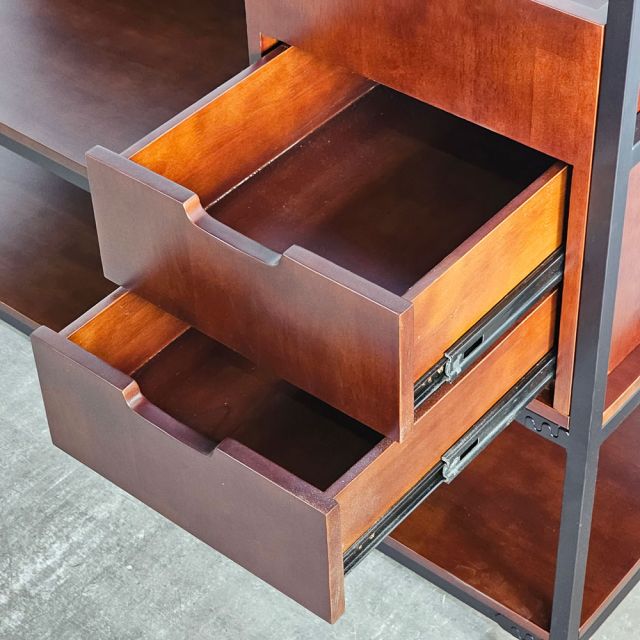 Kệ treo quần áo 140x50x200cm gỗ cao su TQA68078