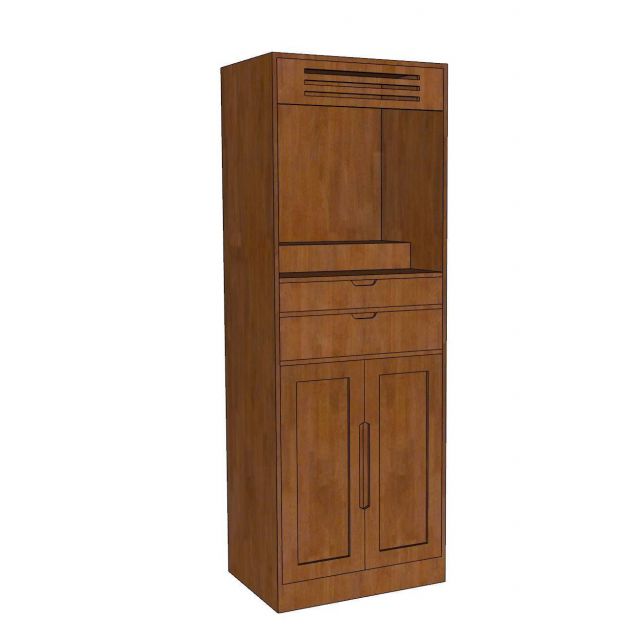 Tủ thờ gia tiên 68x50x192cm gỗ cao su TTGT001