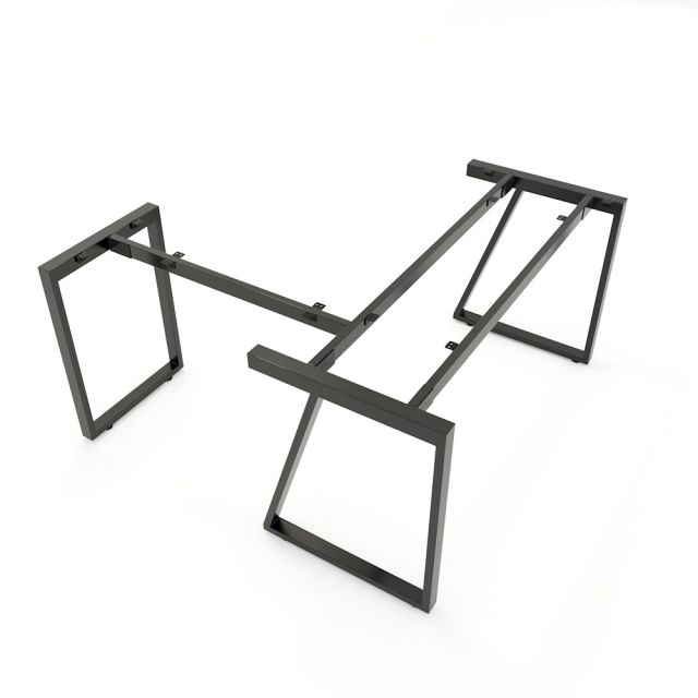 HBTH016 - Bàn chữ L 140x140 Trapeze II Concept chân sắt lắp ráp