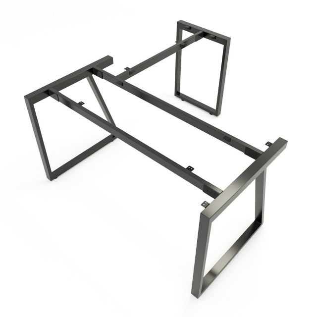 HBTH017 - Bàn chữ L 140x150 Trapeze II Concept chân sắt lắp ráp