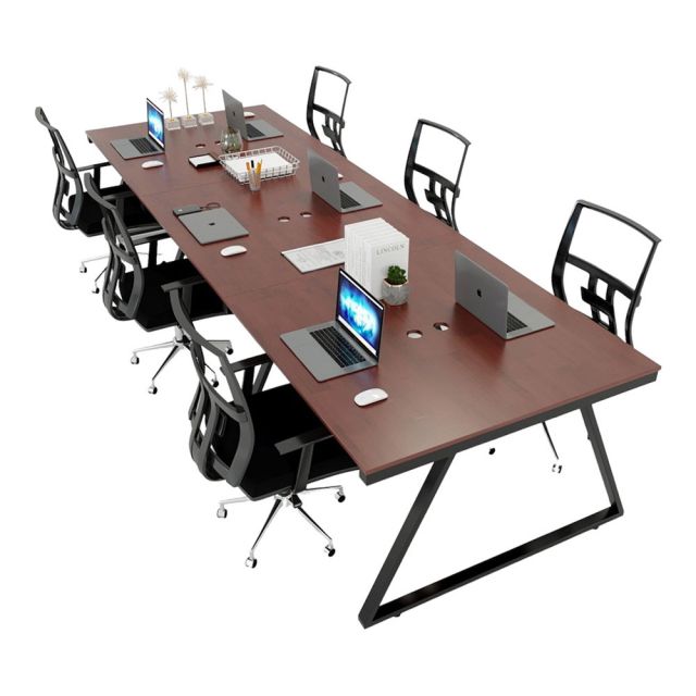 HBTH015 - Bàn cụm 6 360x120  Trapeze II Concept lắp ráp