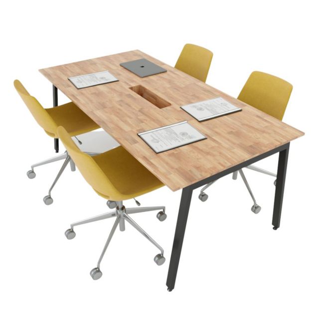 HBAT010 - Bàn họp 180x90 Aton Concept chân sắt lắp ráp HBAT010 - Bàn họp 180x90 Aton Concept chân sắt lắp ráp