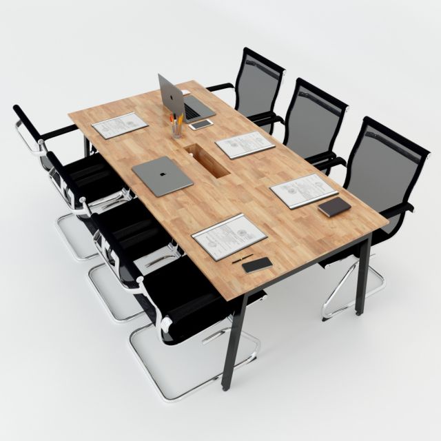 Bàn họp 200x100 Aton Concept chân sắt lắp ráp HBAT0011 Bàn họp 200x100 Aton Concept chân sắt lắp ráp HBAT0011