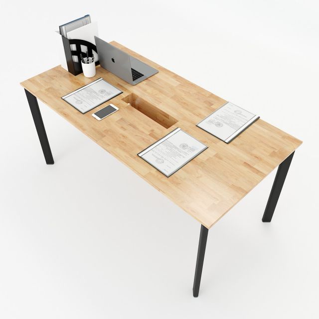 HBOV009 - Bàn họp 160x80 hệ Oval Concept lắp ráp HBOV009 - Bàn họp 160x80 hệ Oval Concept lắp ráp