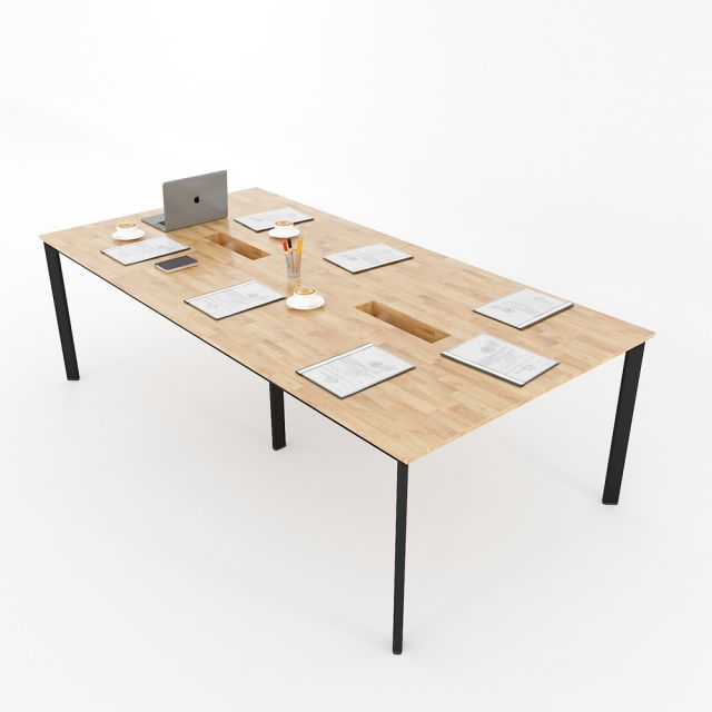 HBOV011 - Bàn họp 240x120 hệ Oval Concept lắp ráp HBOV011 - Bàn họp 240x120 hệ Oval Concept lắp ráp