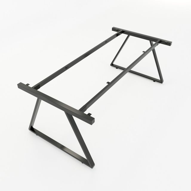 HBTH011 - Bàn họp 200x100 Trapeze II Concept lắp ráp