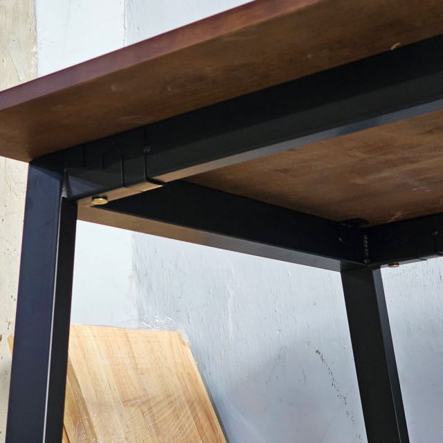 Bàn họp nhỏ 160x80cm gỗ cao su hệ Aton HBAT028