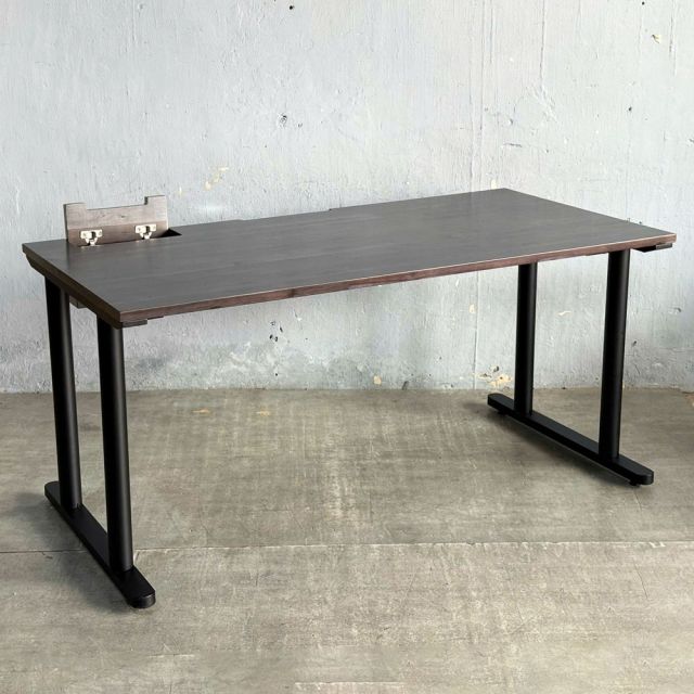 Bàn làm việc có hộp điện 160x80cm gỗ tràm hệ TIO HBTO050