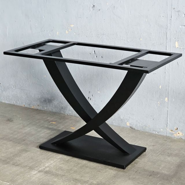 Chân bàn ăn chữ V sắt sơn tĩnh điện CHBBA014