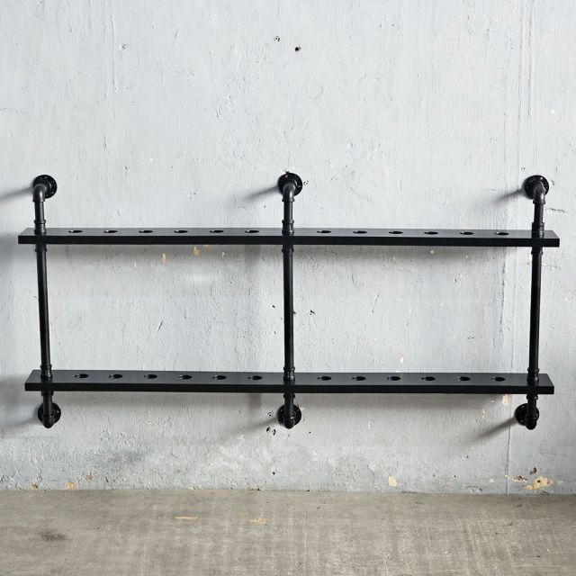 Giá để cơ bi-a ống nước 160x12.5x90cm gỗ tràm GDBD003