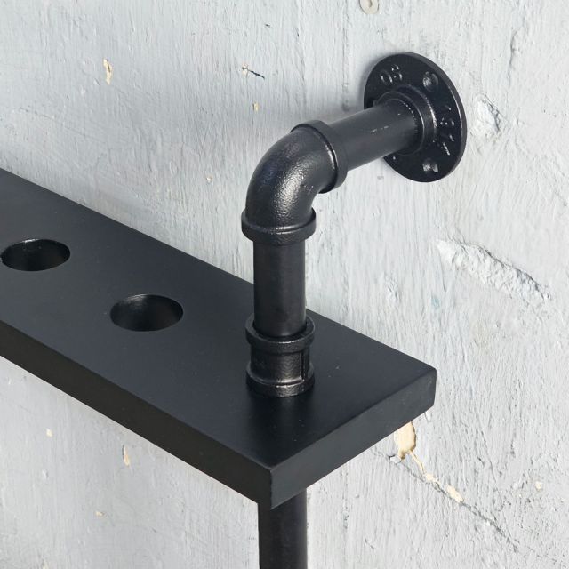 Giá để cơ bi-a ống nước 160x12.5x90cm gỗ tràm GDBD003