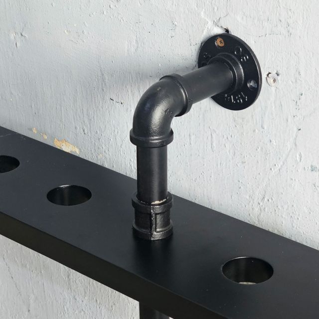 Giá để cơ bi-a ống nước 160x12.5x90cm gỗ tràm GDBD003