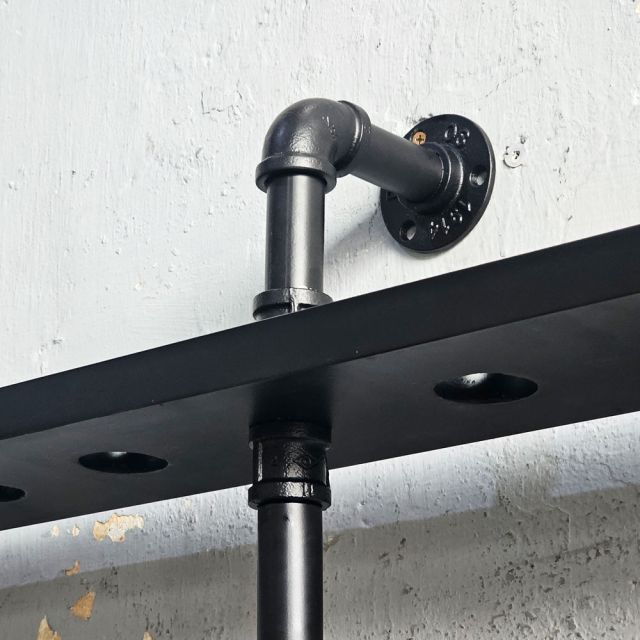 Giá để cơ bi-a ống nước 160x12.5x90cm gỗ tràm GDBD003